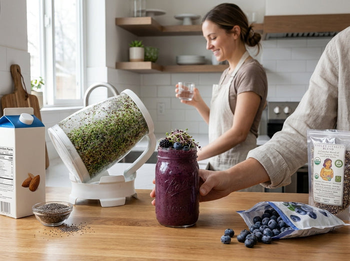 The Violet Velvet Berry Smoothie