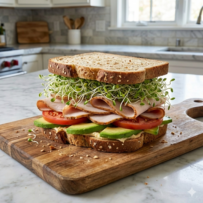 Post-Workout Turkey & Alfalfa Club